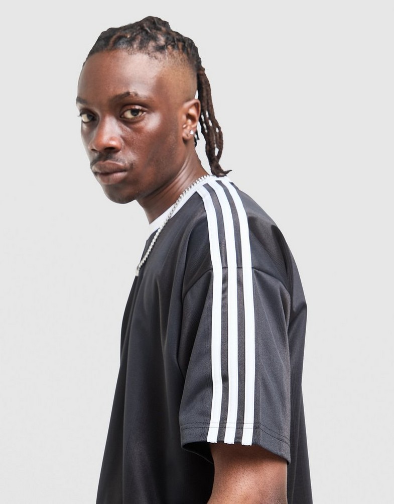 ADIDAS TRICOU JACQUARD JERSEY Bărbați Negru KD5830 | JD Sports