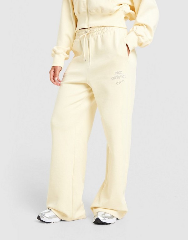 Nike Nohavice W Nk Phnx Flc Hr Wide Leg Gls