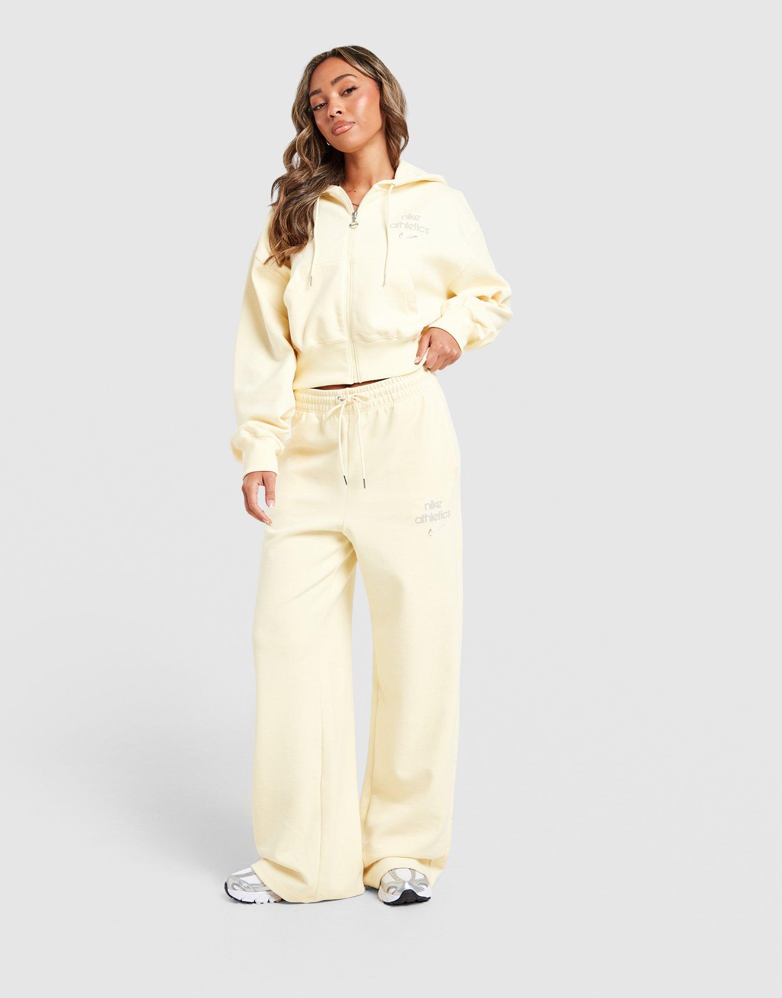 Nike Nohavice  W Nk Phnx Flc Hr Wide Leg Gls