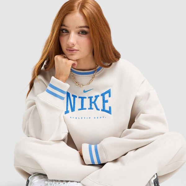 NIKE PULÓVER W NK PHX FLC OS CREW GX1