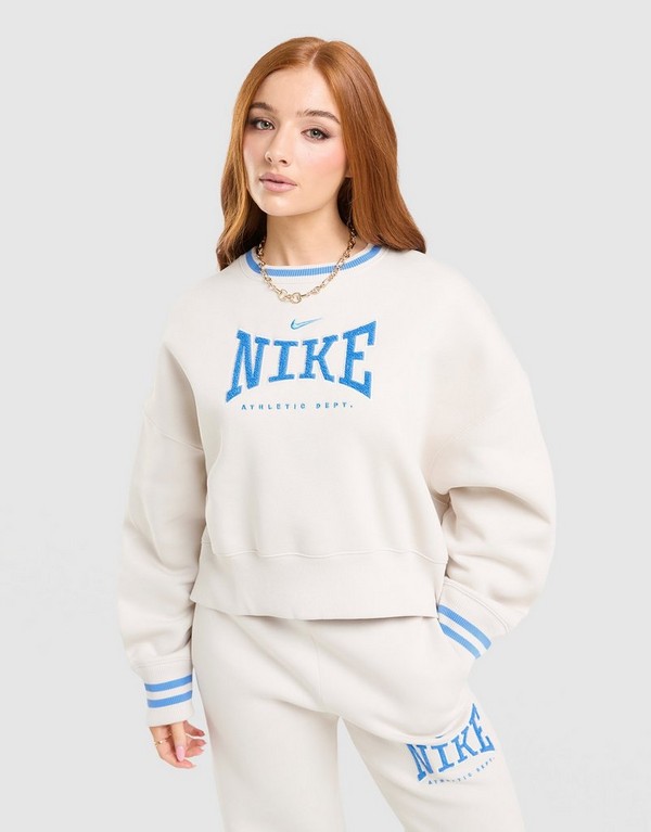 Nike Mikina W Nk Phnx Flc Os Crew