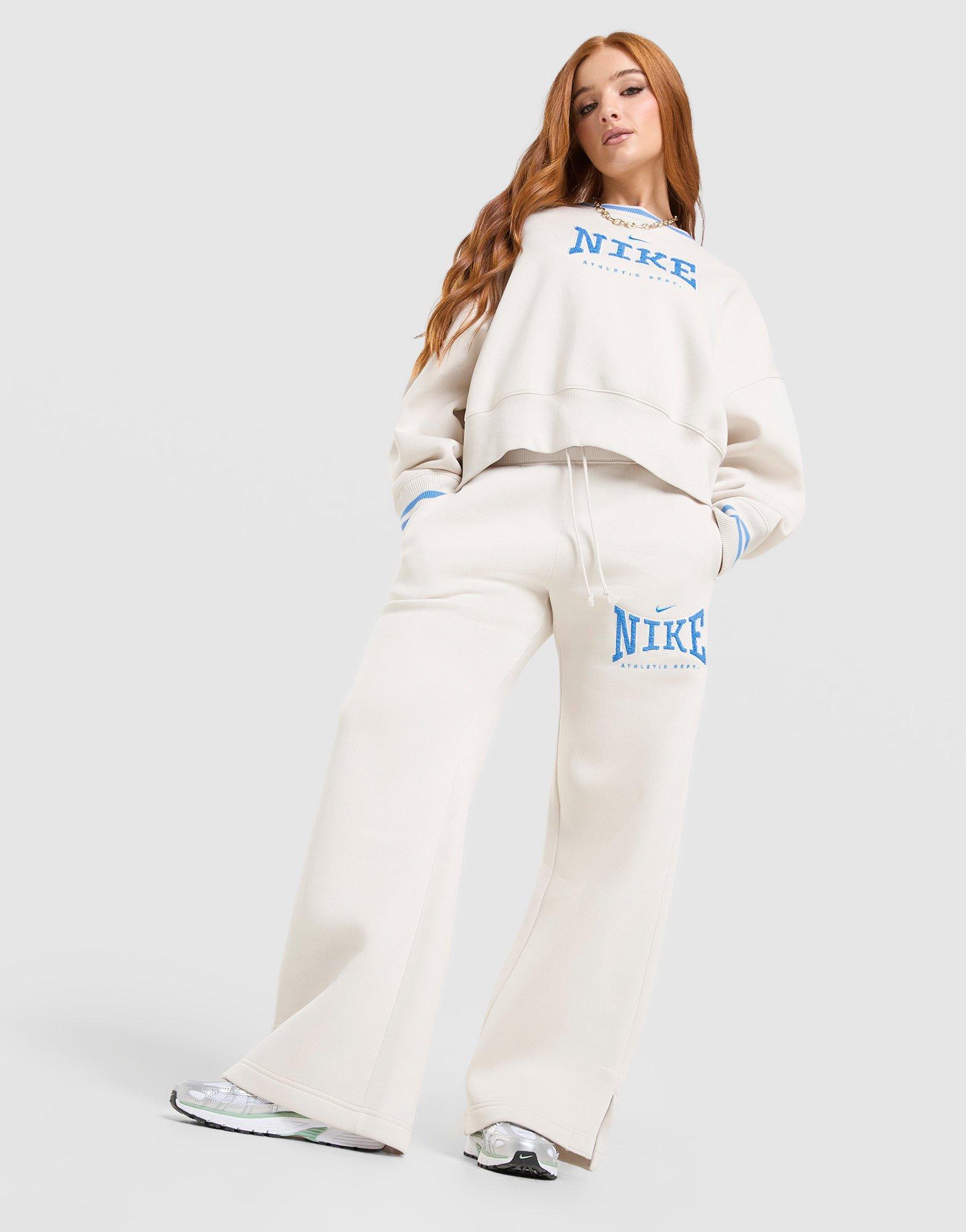 Nike Spodnie W Nk Phx Flc Hr Wd Leg Pant Gx