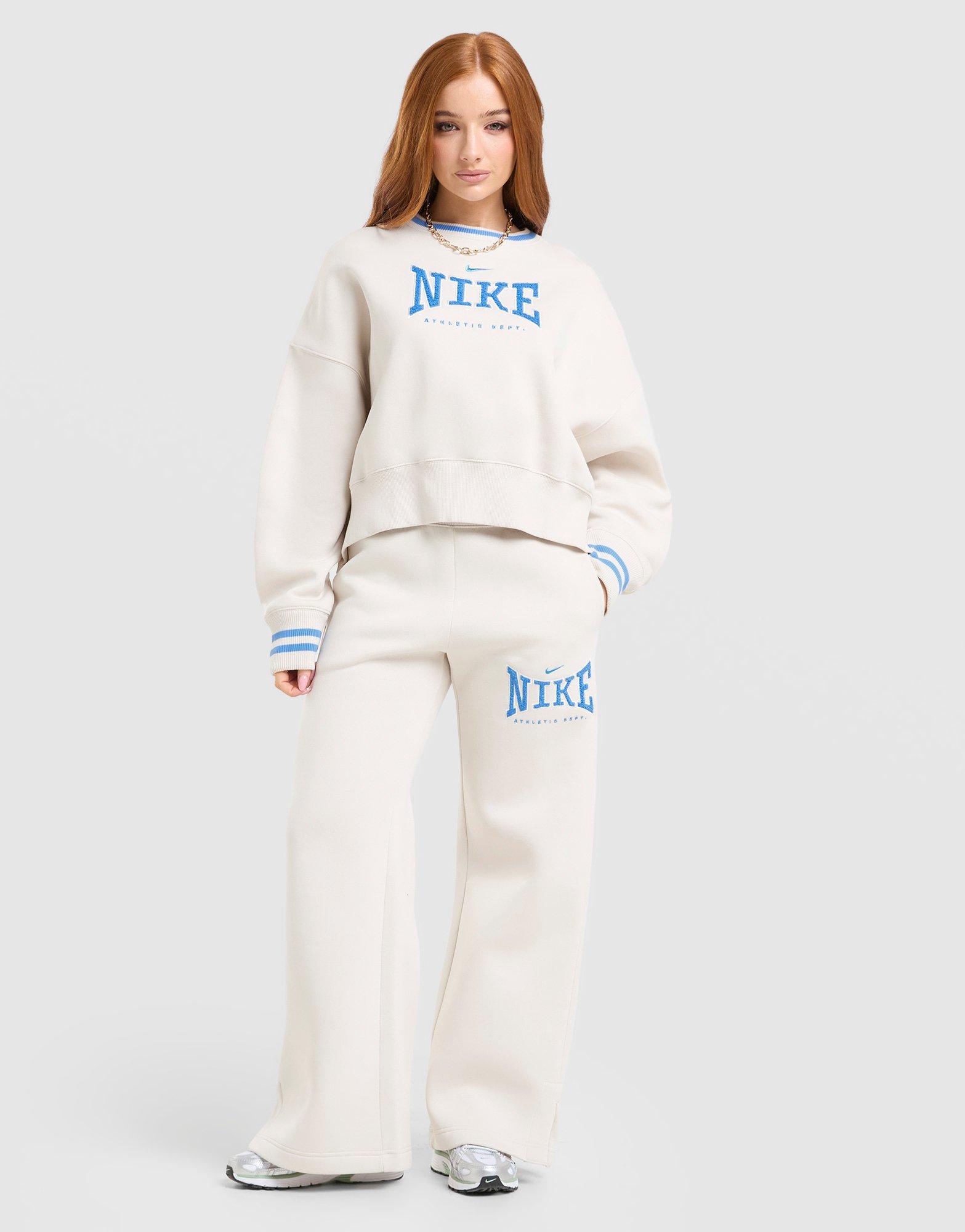 Nike Nohavice  W Nk Phnx Flc Hr Wide Leg