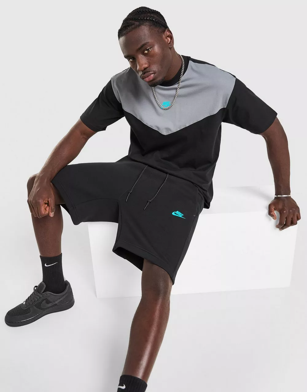 NIKE ШОРТИ M NK TCH FLC SHORT, фото 1 з 6