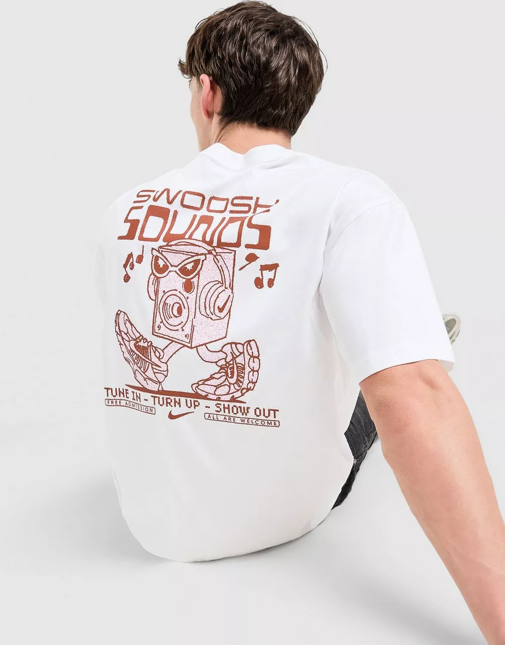 NIKE ФУТБОЛКА U NSW TEE LSE SWOOSH SOUNDS, фото 1 з 5