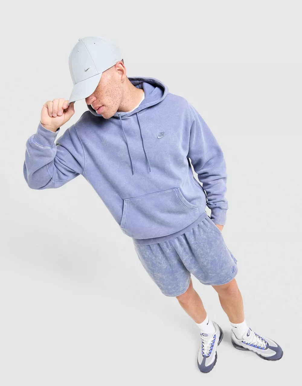 NIKE КОФТА З КАПЮШОНОМ M CLUB BB HOODIE CWASH, фото 1 з 5