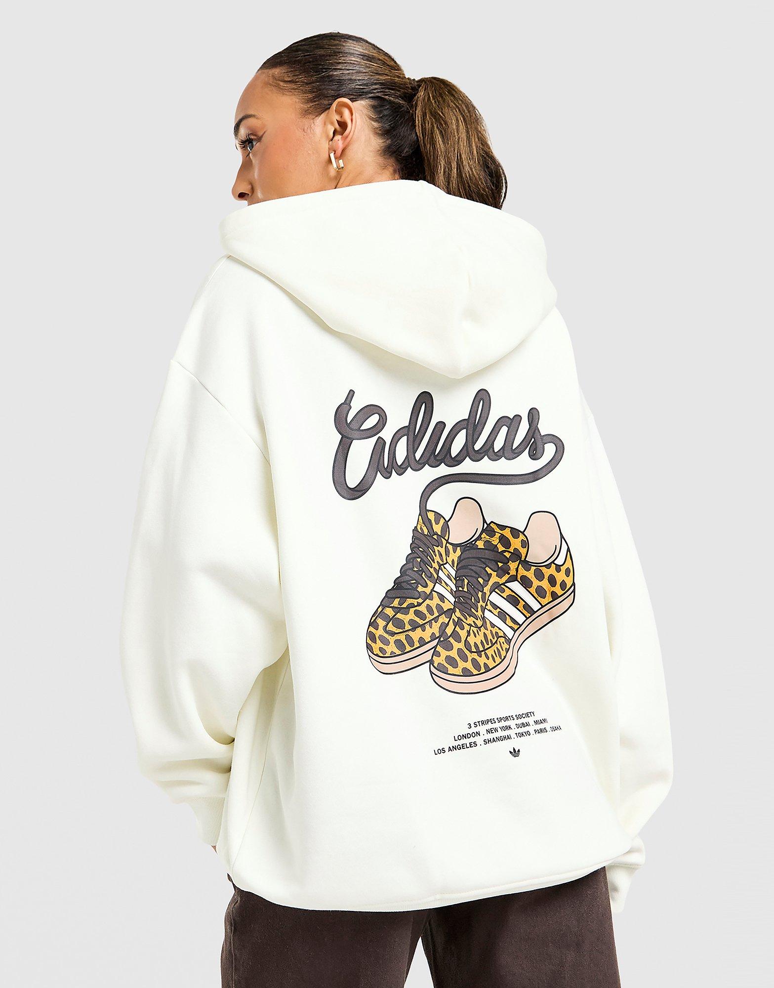adidas Originals Sudadera con capucha Leopard Samba