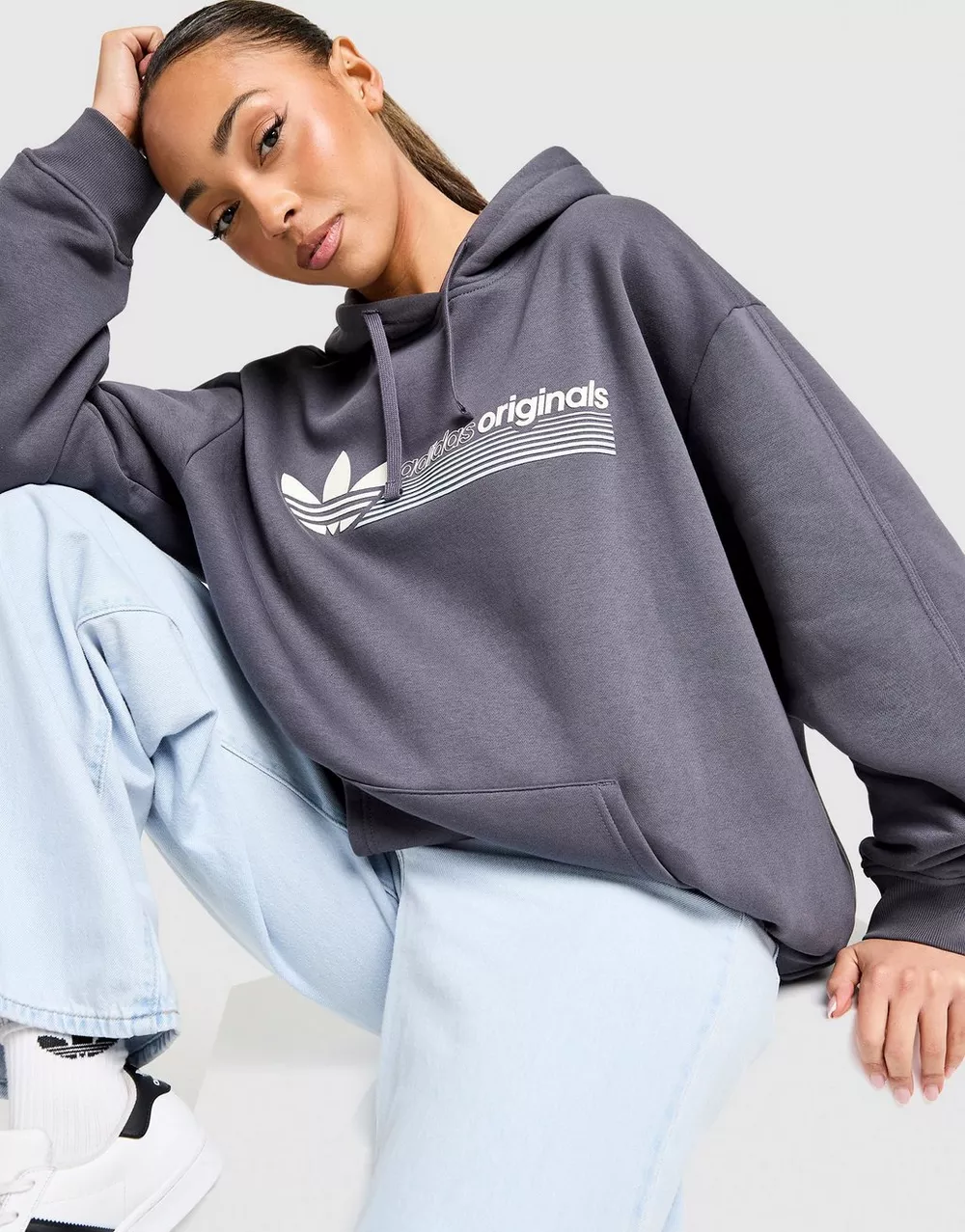 ADIDAS КОФТА З КАПЮШОНОМ GFX HOODIE, фото 1 з 6