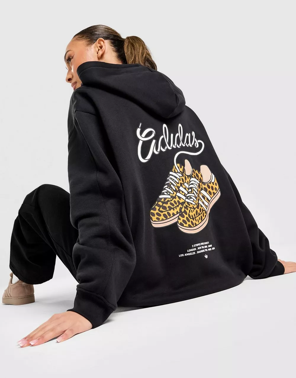 ADIDAS КОФТА З КАПЮШОНОМ GFX HOODIE, фото 1 з 5