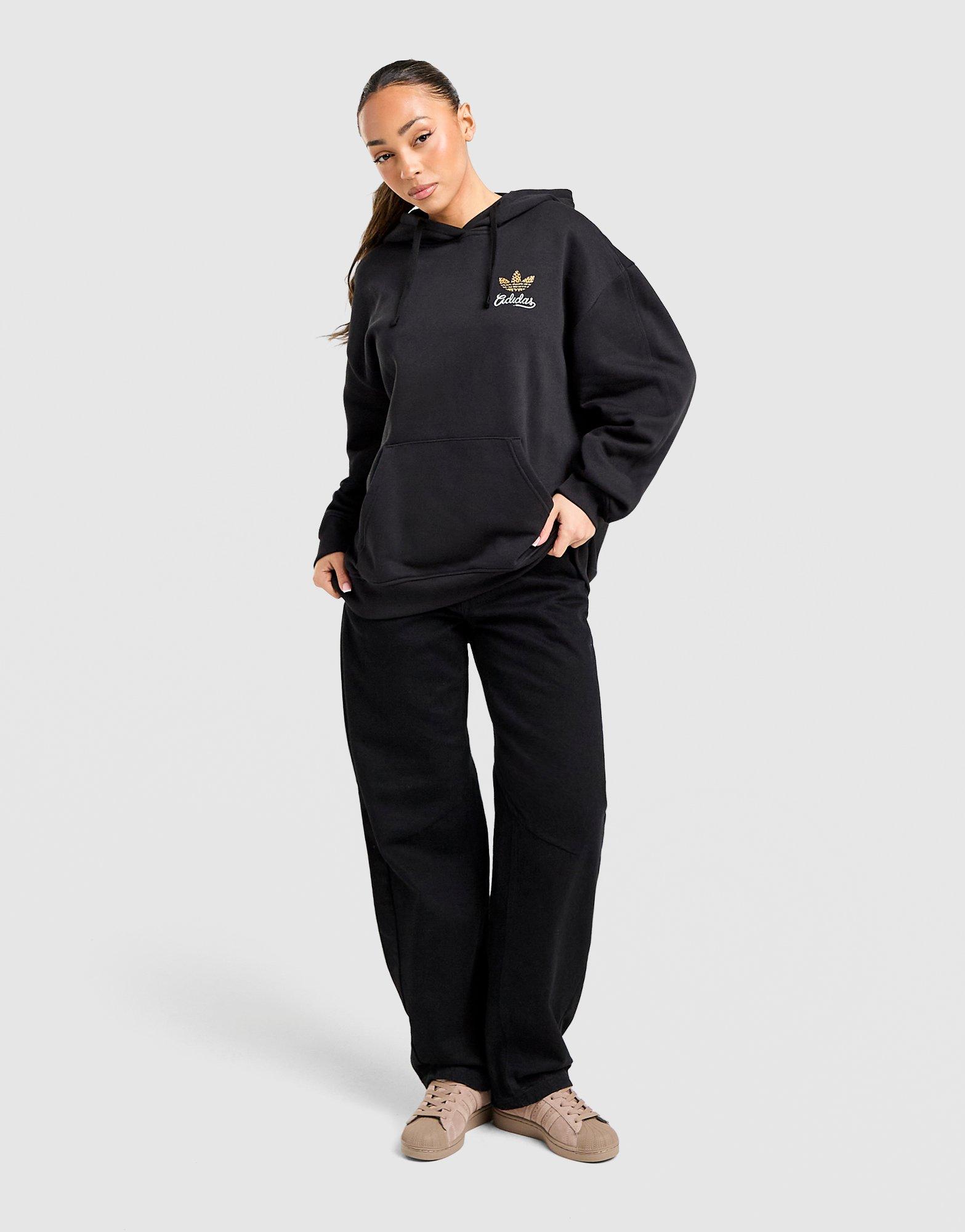 Bluza damska ADIDAS BLUZA Z KAPTUREM GFX HOODIE KY5488 Czarny