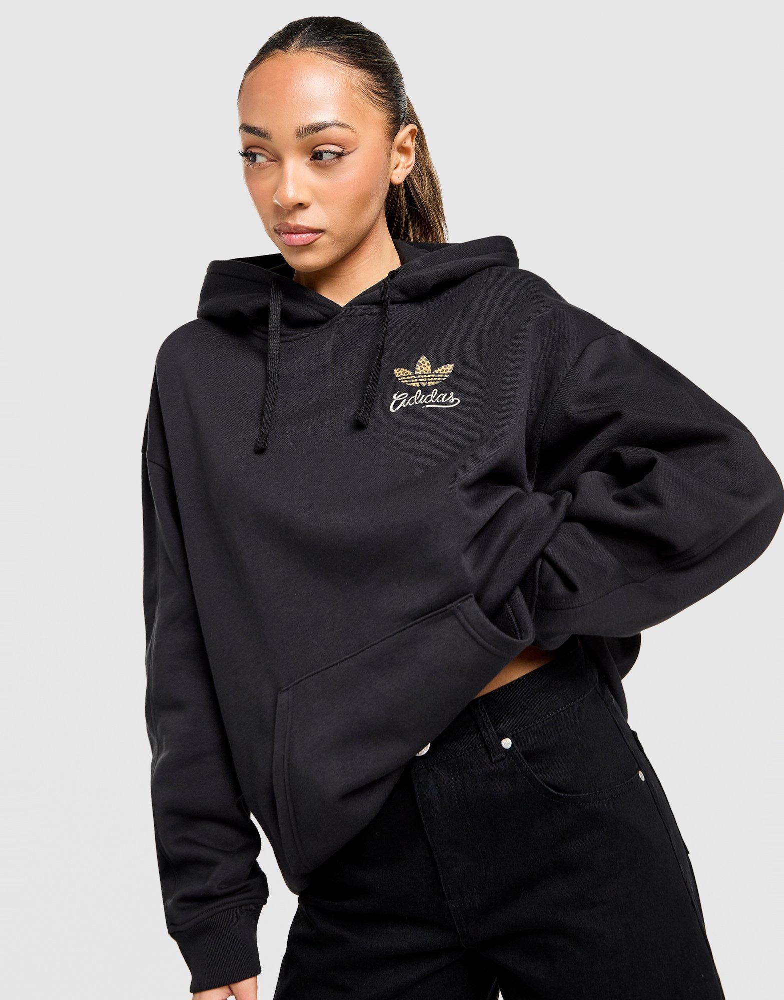 Bluza damska ADIDAS BLUZA Z KAPTUREM GFX HOODIE KY5488 Czarny