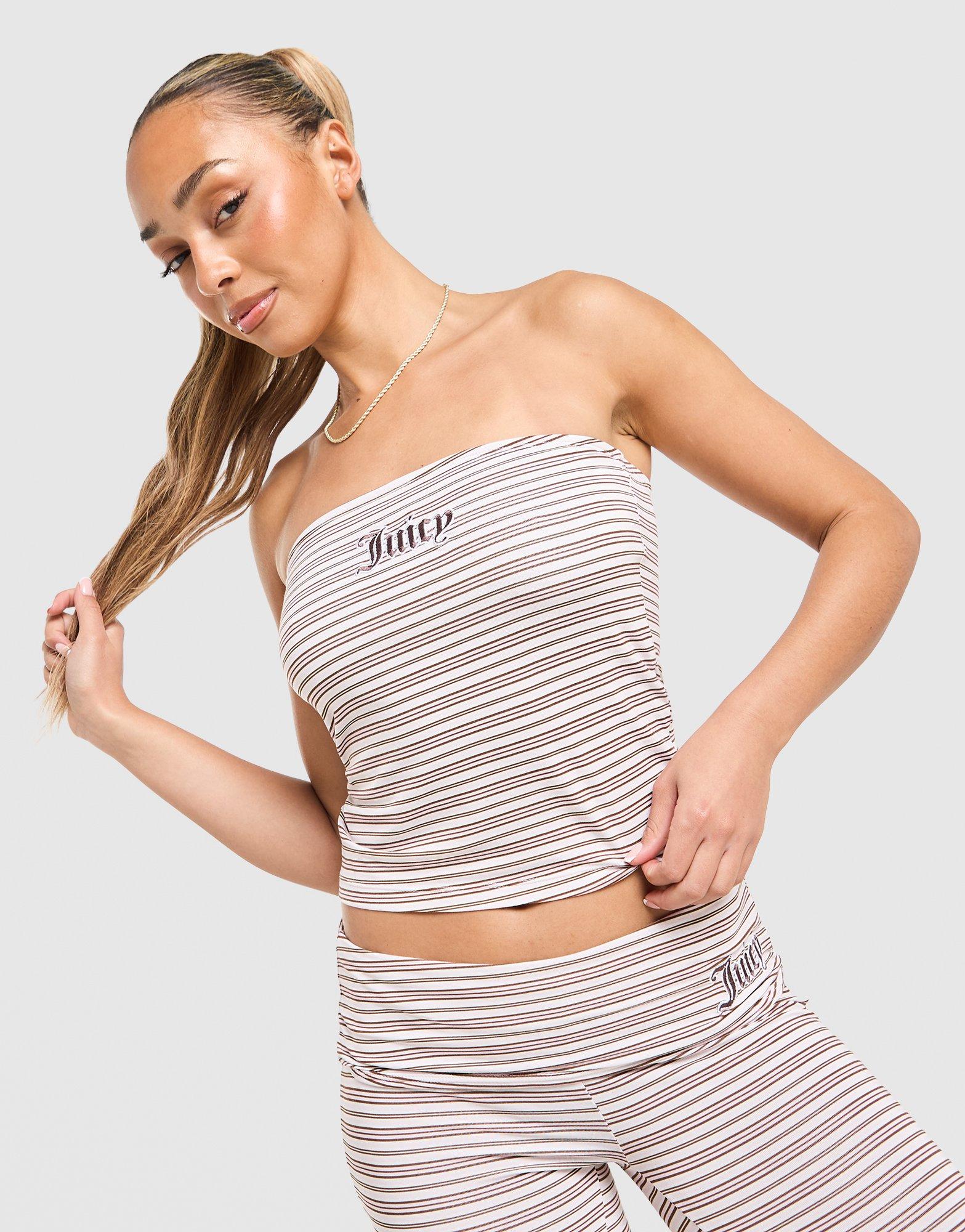 Juicy Couture Top Stripe Bandeau