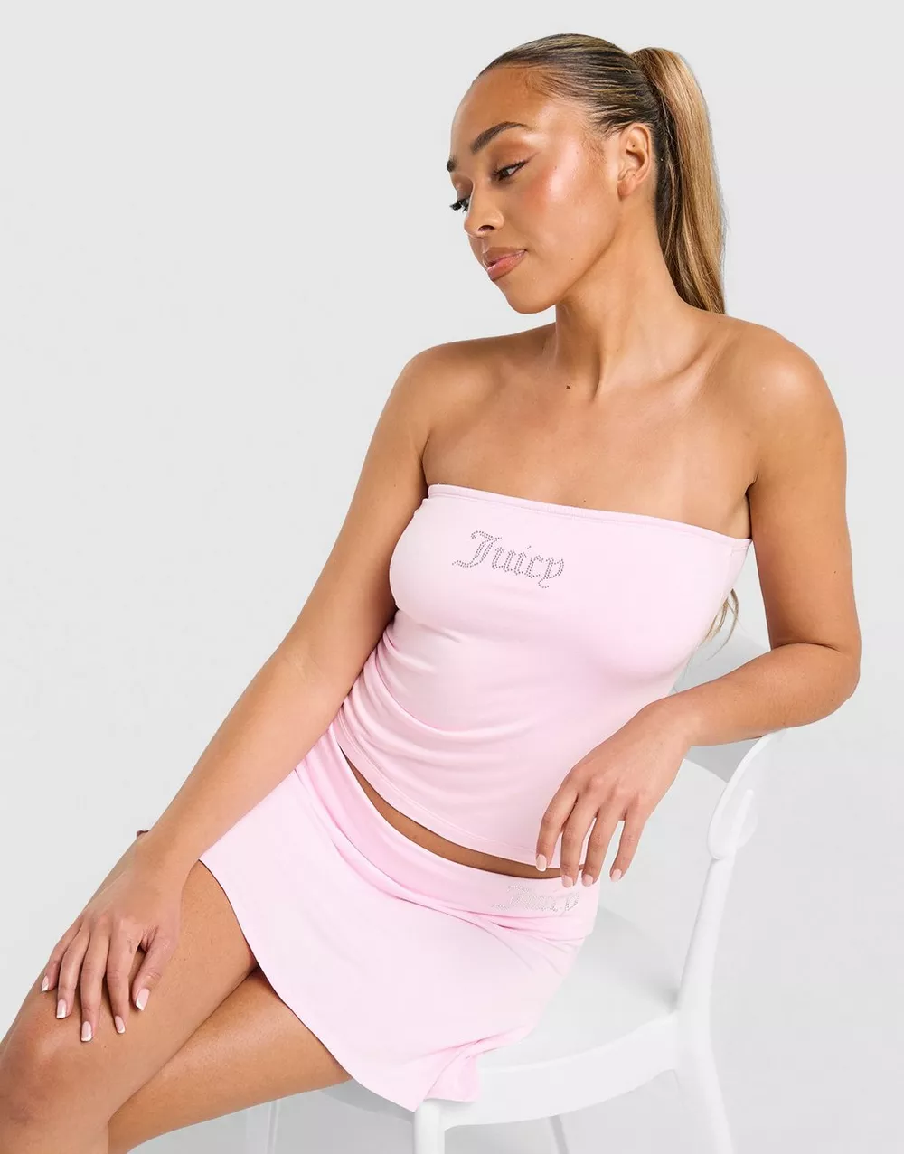 JUICY COUTURE ТОП JD JUICY DIAMANTE BANDEAU, фото 1 з 5