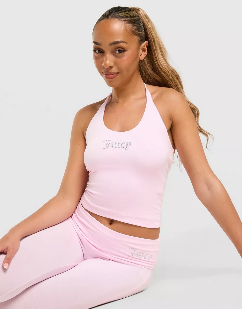 JUICY COUTURE МАЙКА JD JERSEY HALTER, фото 1 з 5