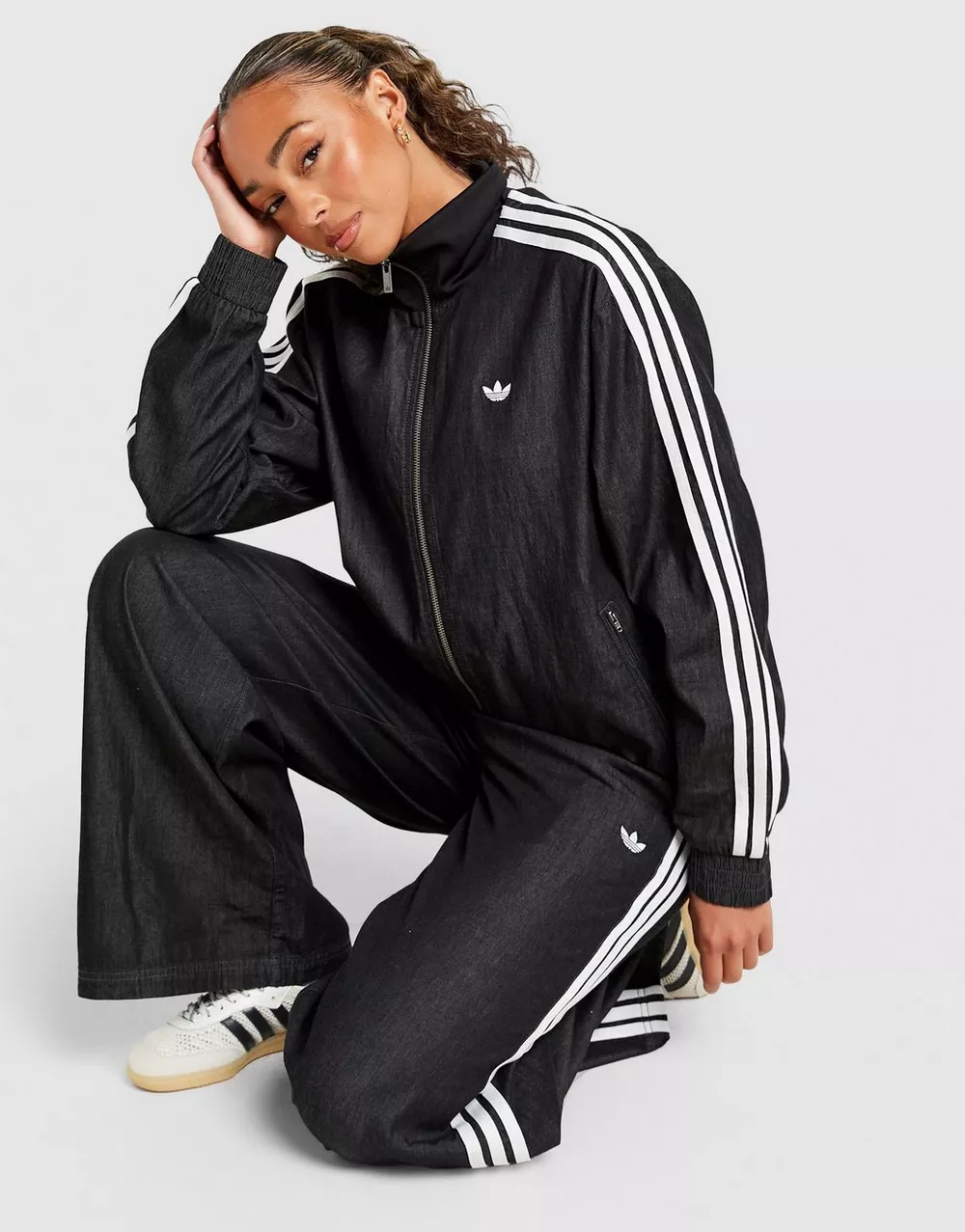 ADIDAS КОФТА НА БЛИСКАВЦІ DENIM FB TT, фото 1 з 6