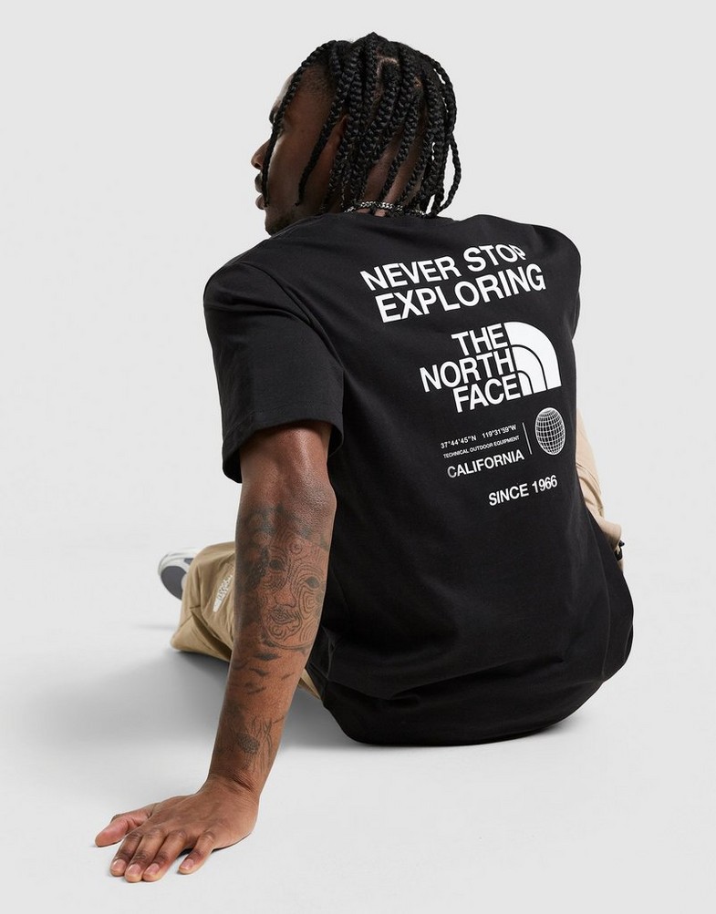 THE NORTH FACE TRICOU M TOUR GRAPHIC RELAXED SS Bărbați Negru