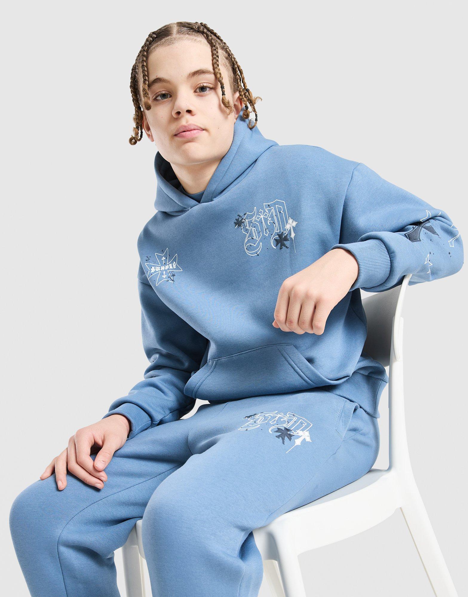 Supply&demand Bluza Z Kapturem Opolis Hd Copen Blu