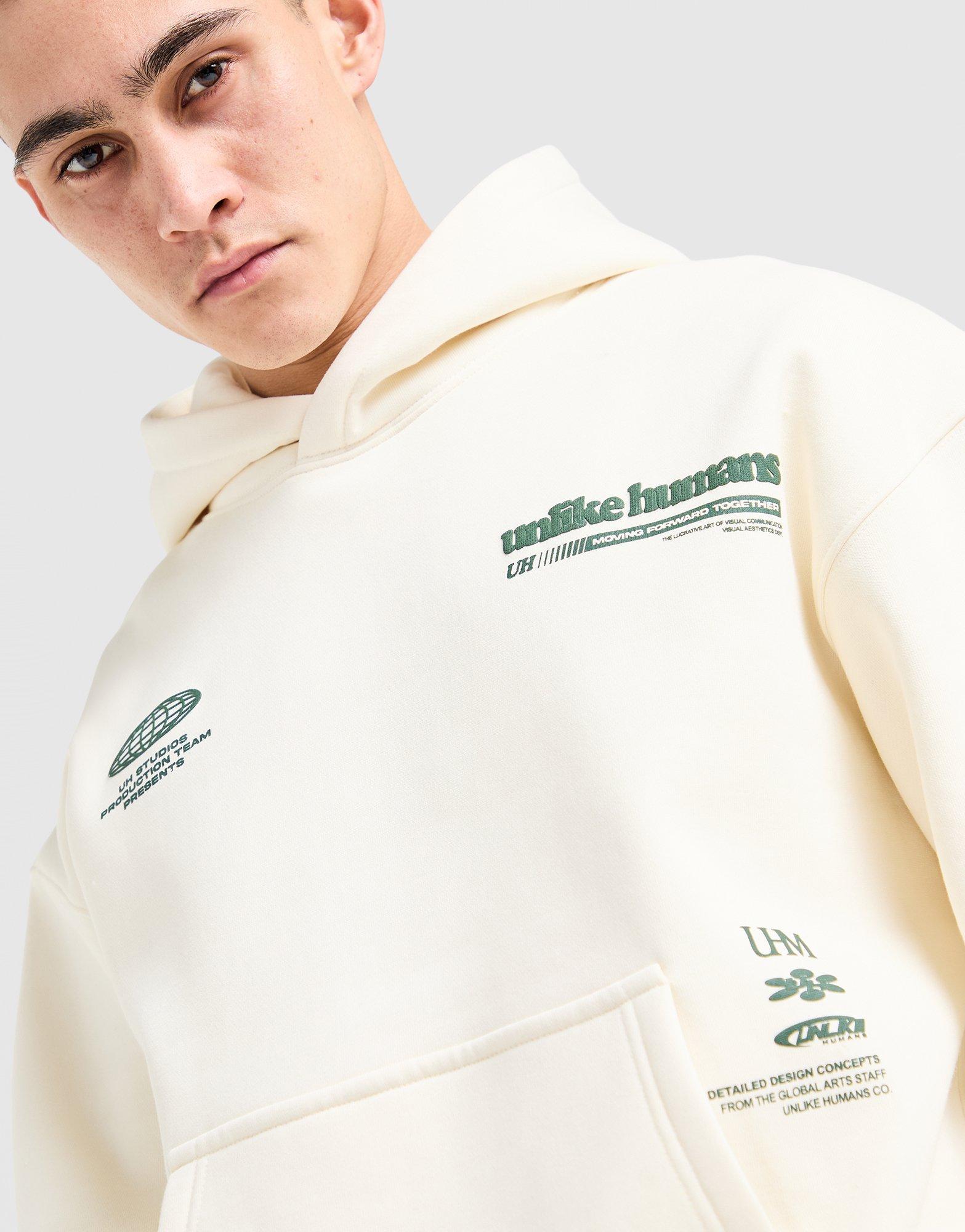 Bluza męska UNLIKE HUMANS BLUZA Z KAPTUREM HIGHGRADE HD ULHTM10529104 Beżowy