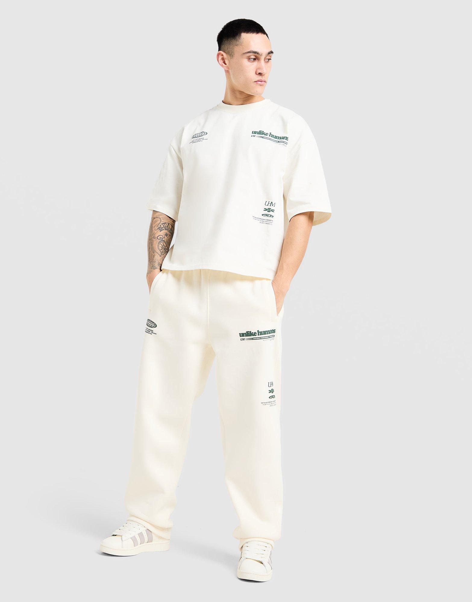 Koszulka, t-shirt męski UNLIKE HUMANS T-SHIRT HIGHGRADE TEE ULHTM10521104 Beżowy