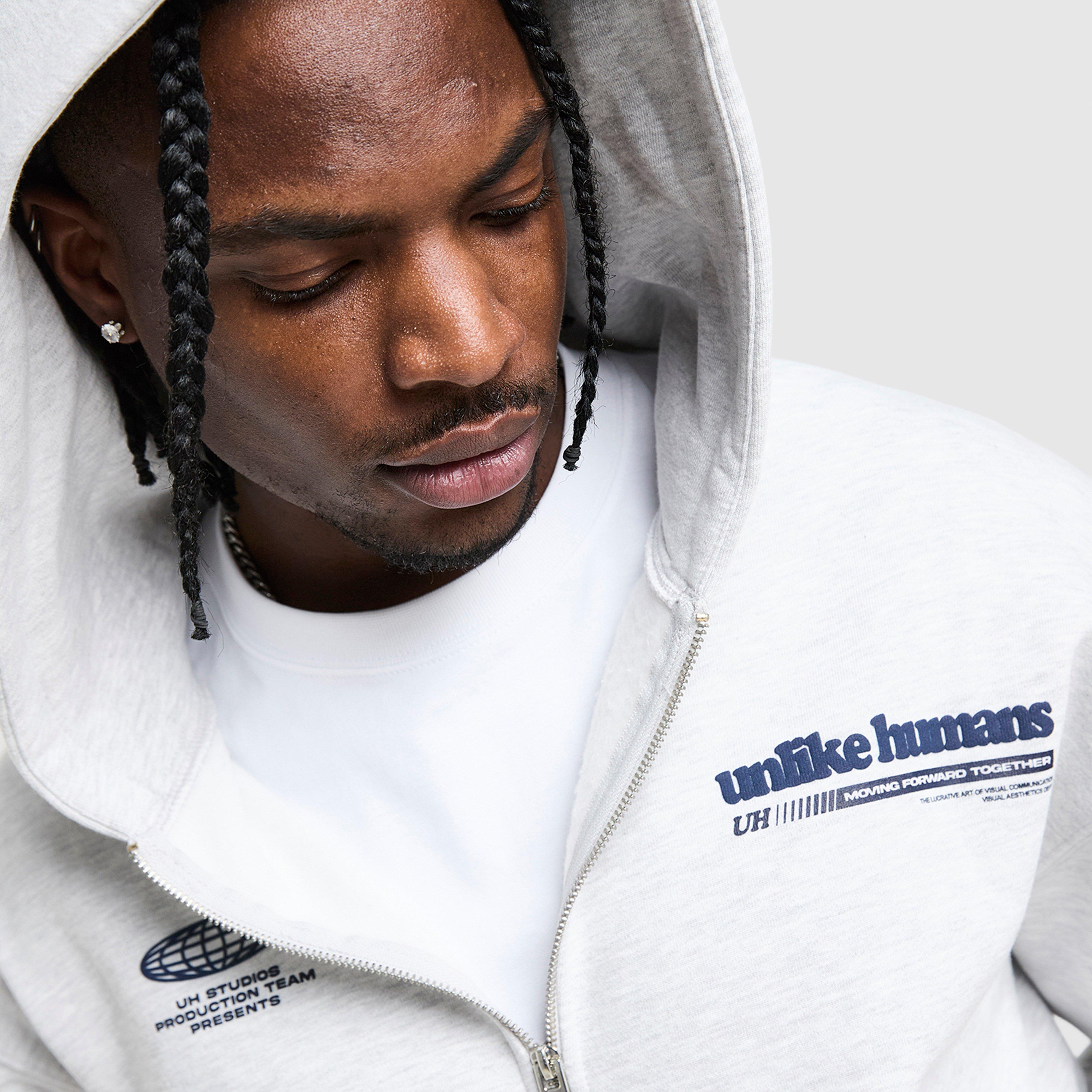 Muški gornji dio trenirke UNLIKE HUMANS VESTA RASKOPČANA   S KAPULJAČOM HIGHGRADE