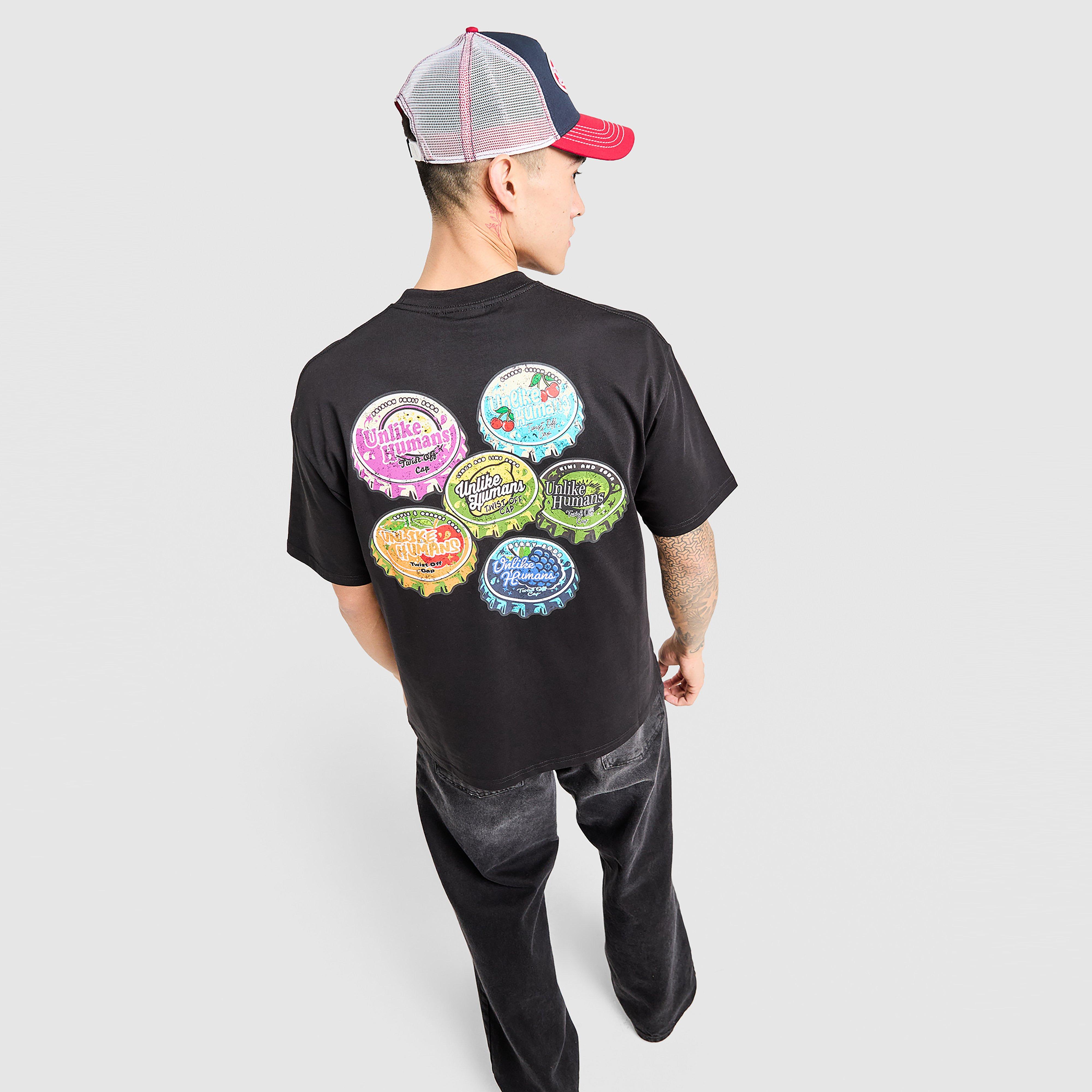 Чоловічі футболки UNLIKE HUMANS ФУТБОЛКА CAPPED TEE BLK-BLK