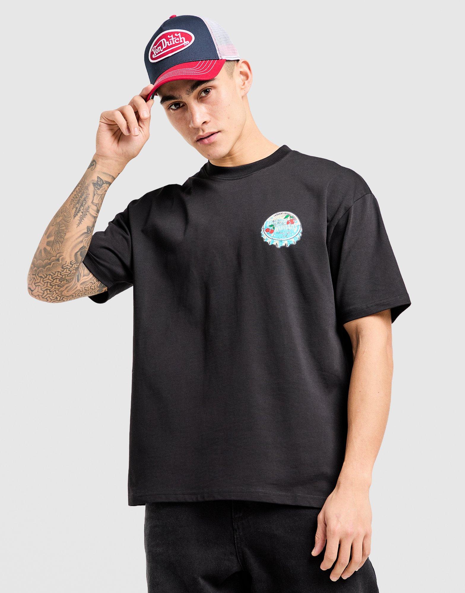 Чоловічі футболки UNLIKE HUMANS ФУТБОЛКА CAPPED TEE BLK-BLK ULHTM10508007 Чорний