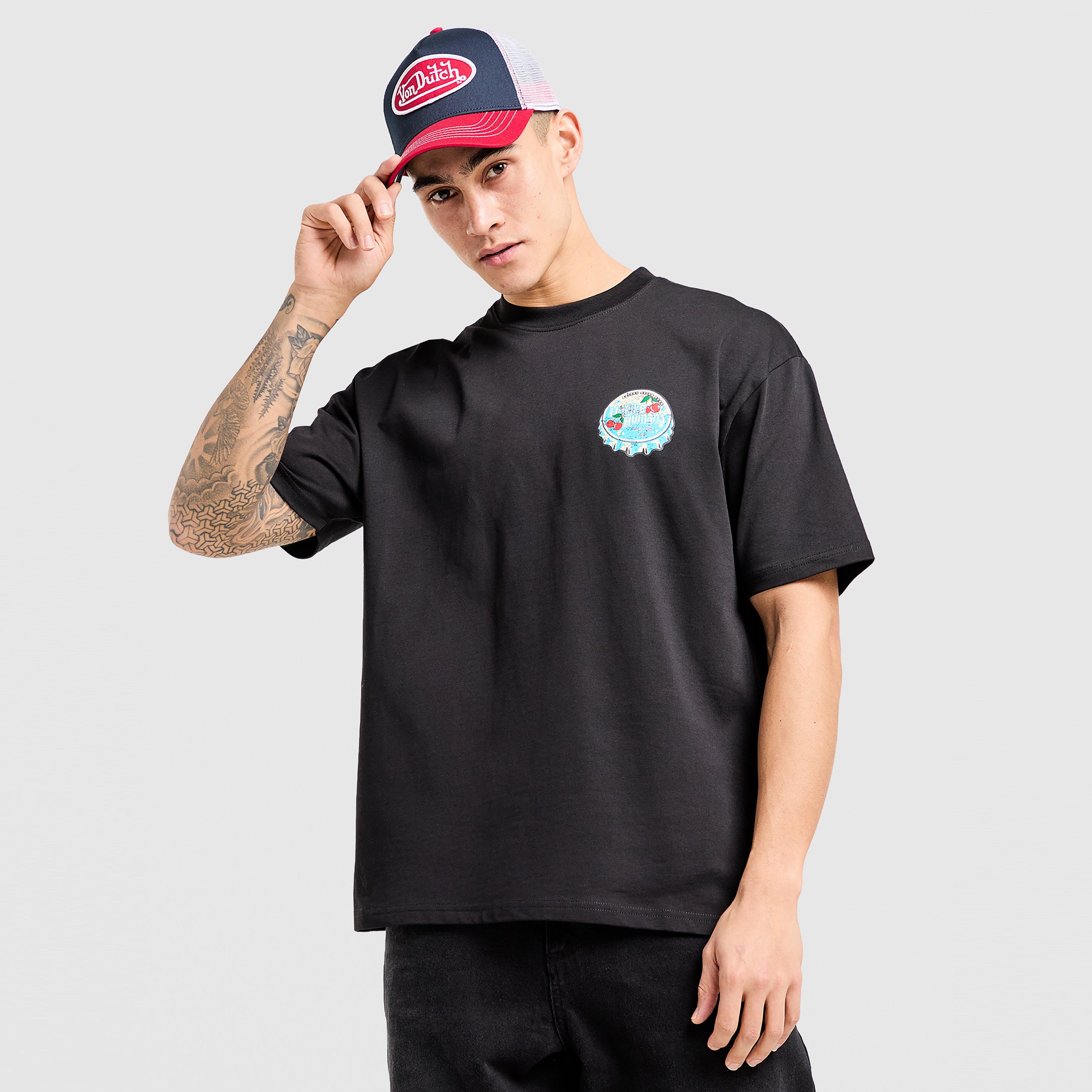 Чоловічі футболки UNLIKE HUMANS ФУТБОЛКА CAPPED TEE BLK-BLK