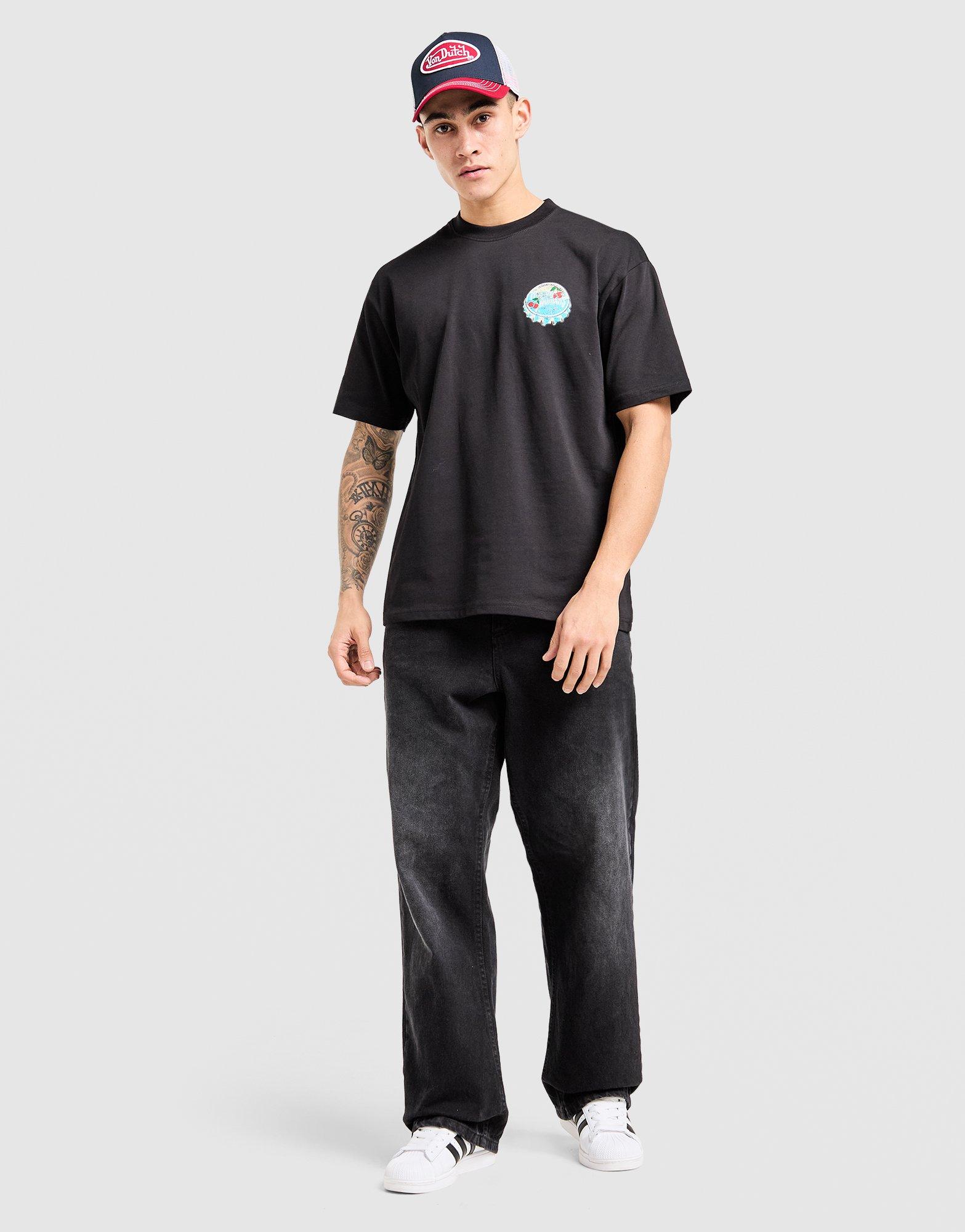 Чоловічі футболки UNLIKE HUMANS ФУТБОЛКА CAPPED TEE BLK-BLK ULHTM10508007 Чорний