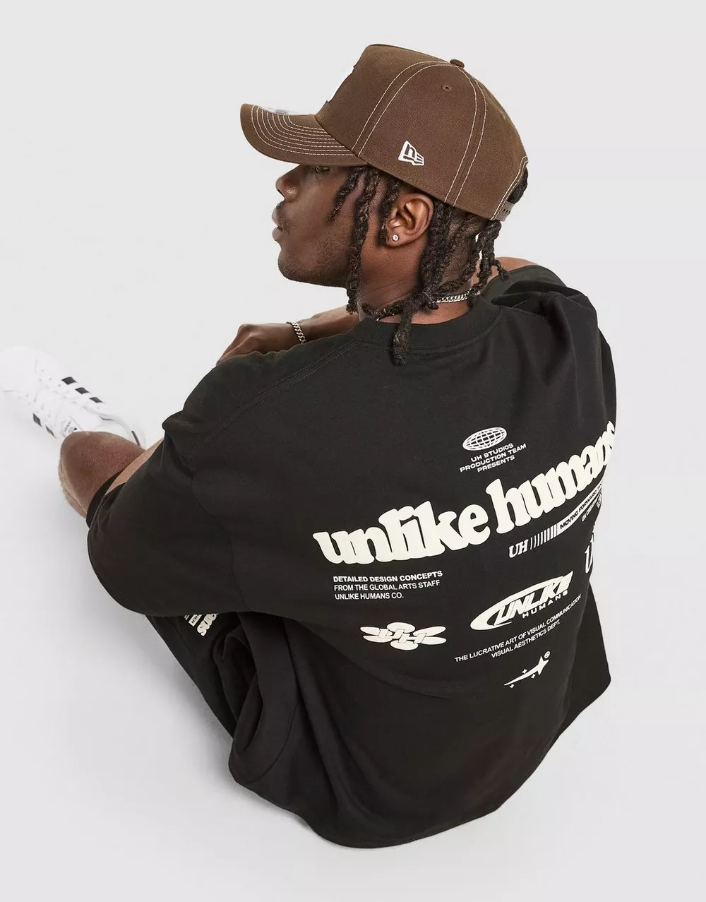UNLIKE HUMANS ФУТБОЛКА HIGHGRADE TEE BLK-BLK, фото 1 з 7