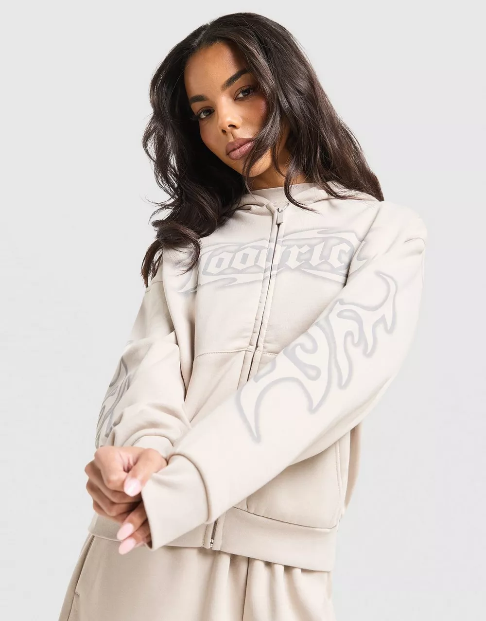 HOODRICH КОФТА НА БЛИСКАВЦІ З КАПЮШОНОМ ASHA, фото 1 з 6