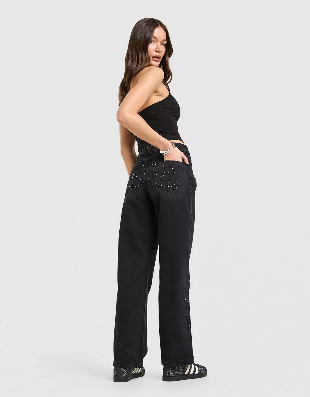 HOODRICH ШТАНИ LUZ WIDE LEG JEANS, фото 1 з 7