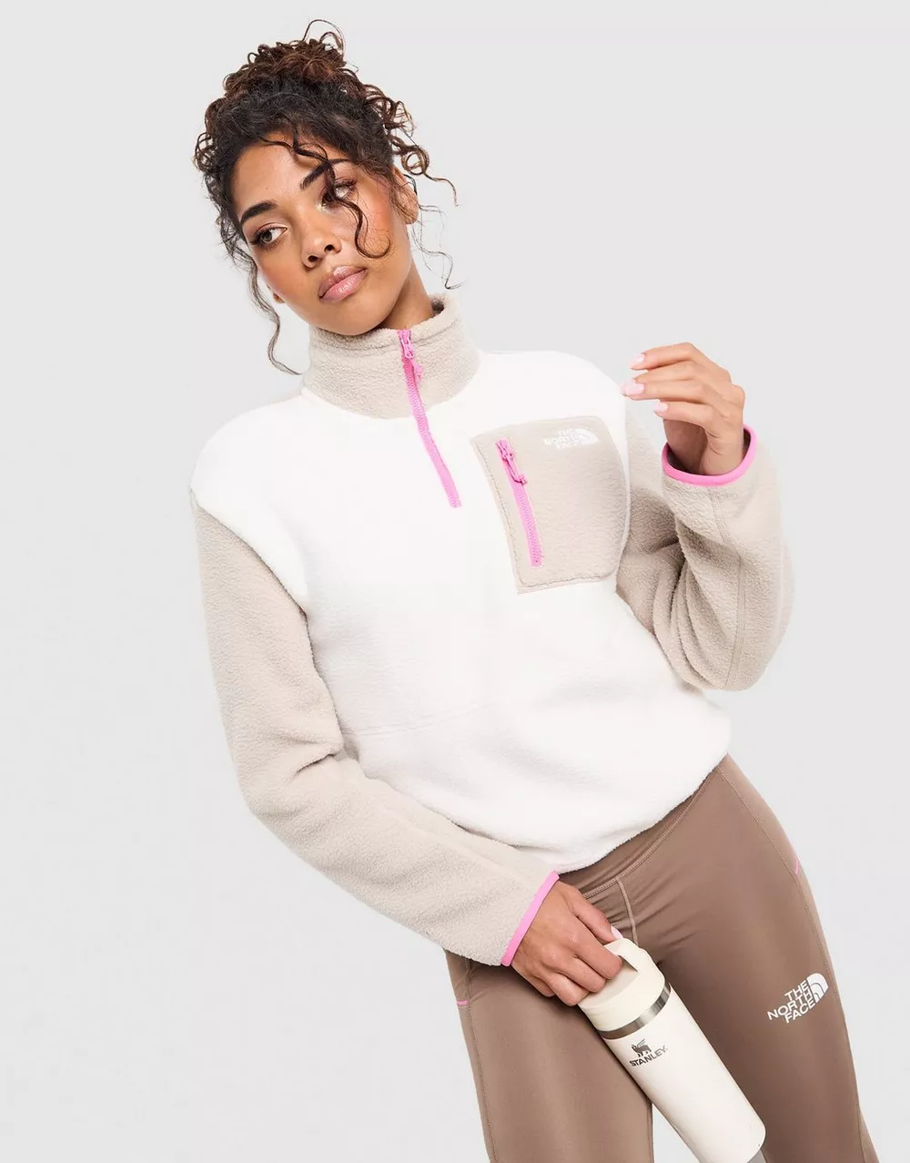 THE NORTH FACE КОФТА НА БЛИСКАВЦІ W YUMIORI ¼ ZIP, фото 1 з 5