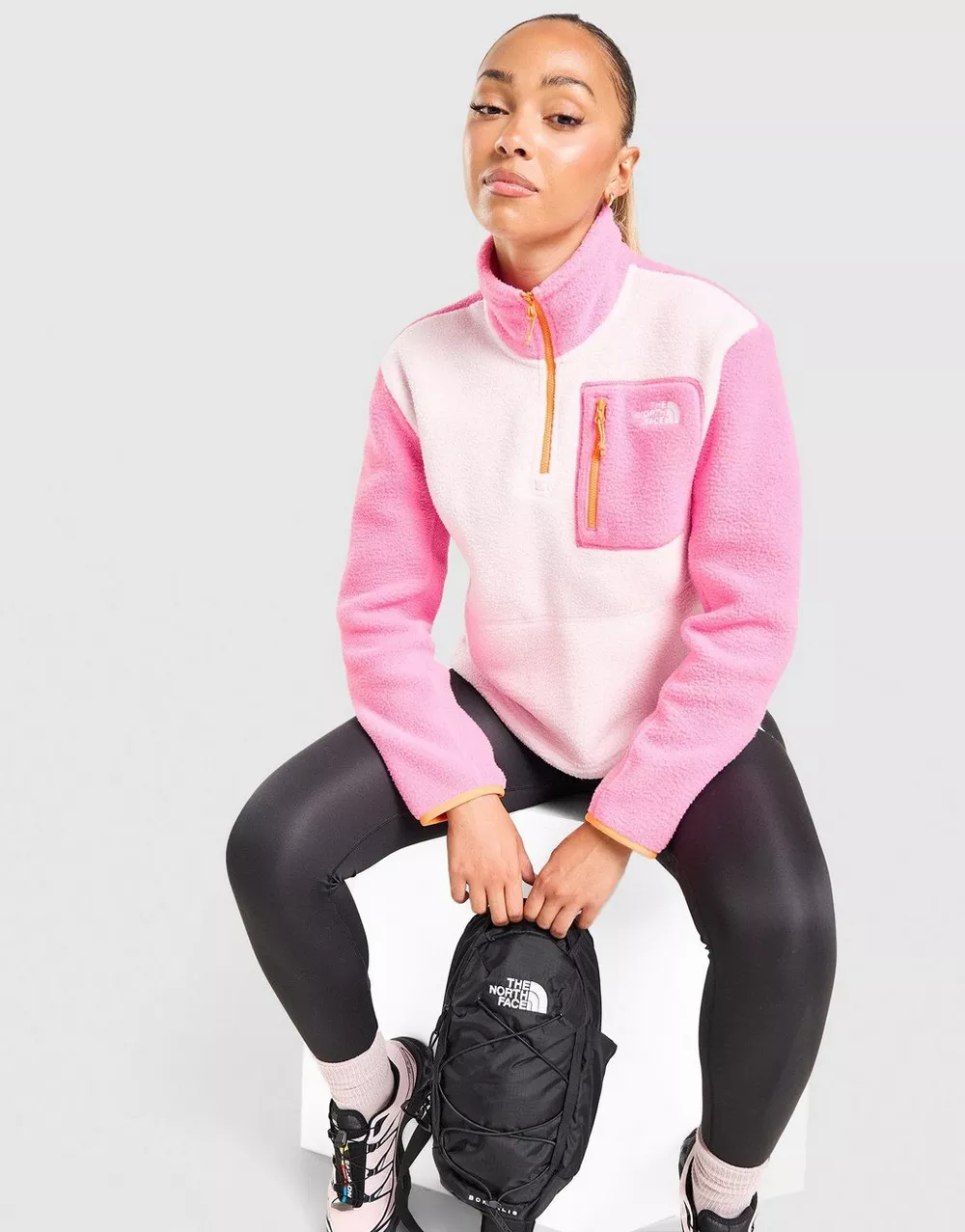 THE NORTH FACE КОФТА НА БЛИСКАВЦІ W YUMIORI ¼ ZIP, фото 1 з 6