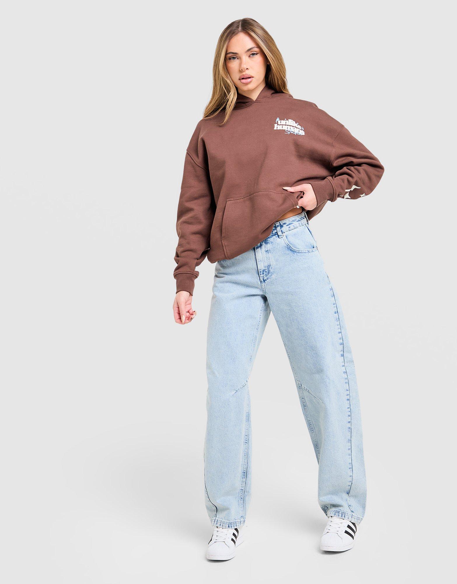 Bluza damska UNLIKE HUMANS BLUZA Z KAPTUREM STUDIO OH HD ULHTW10346ACP Brązowy