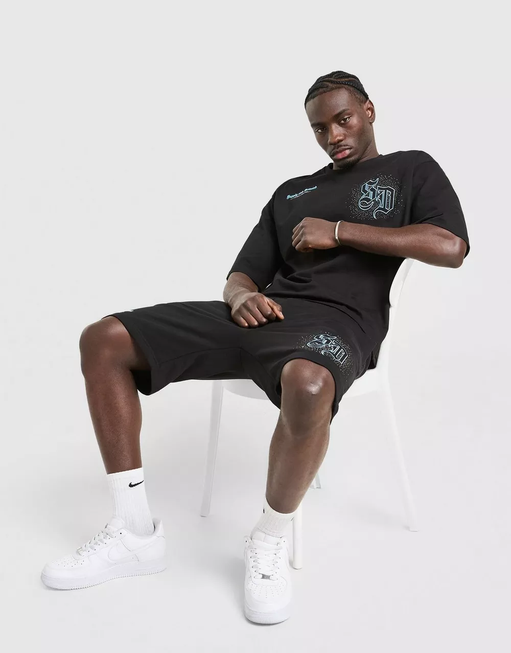 Supply & Demand SUPPLY&DEMAND ФУТБОЛКА FINKLY TEE BLK-BLK, фото 1 з 5