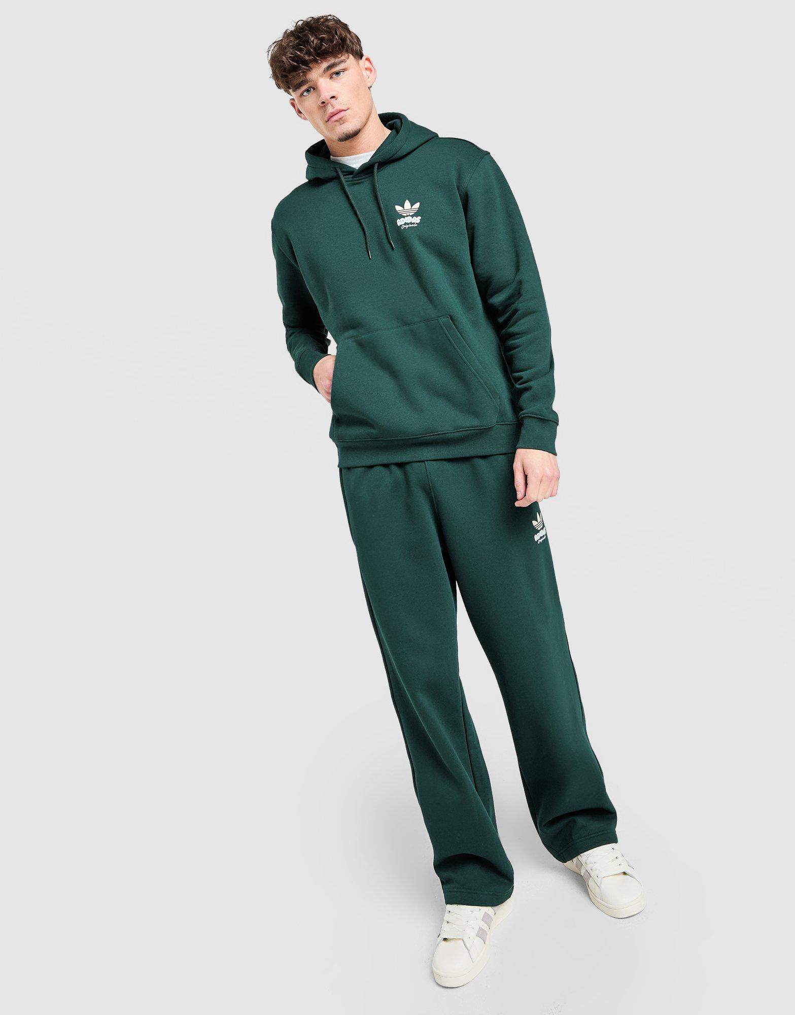 Pánska mikina ADIDAS MIKINA S KAPUCŇOU N BUBBLE BDLSHD KW6417 Zelená