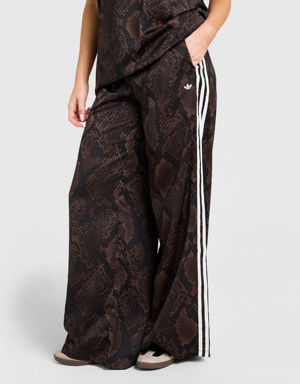 adidas Spodnie Satin Wide Leg Snake Print - obrazek 2