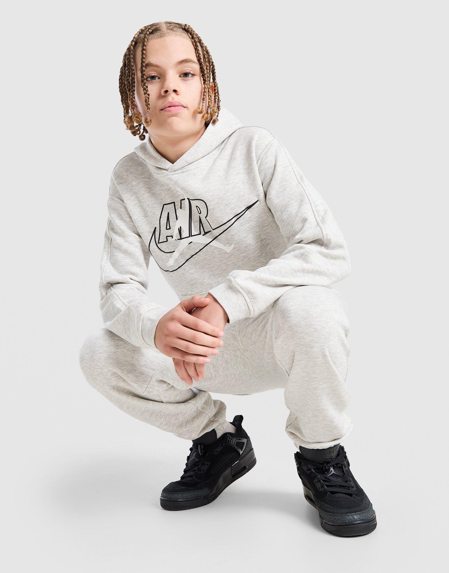 Jordan Mikina S Kapucí Jm Swoosh Hd Gry M