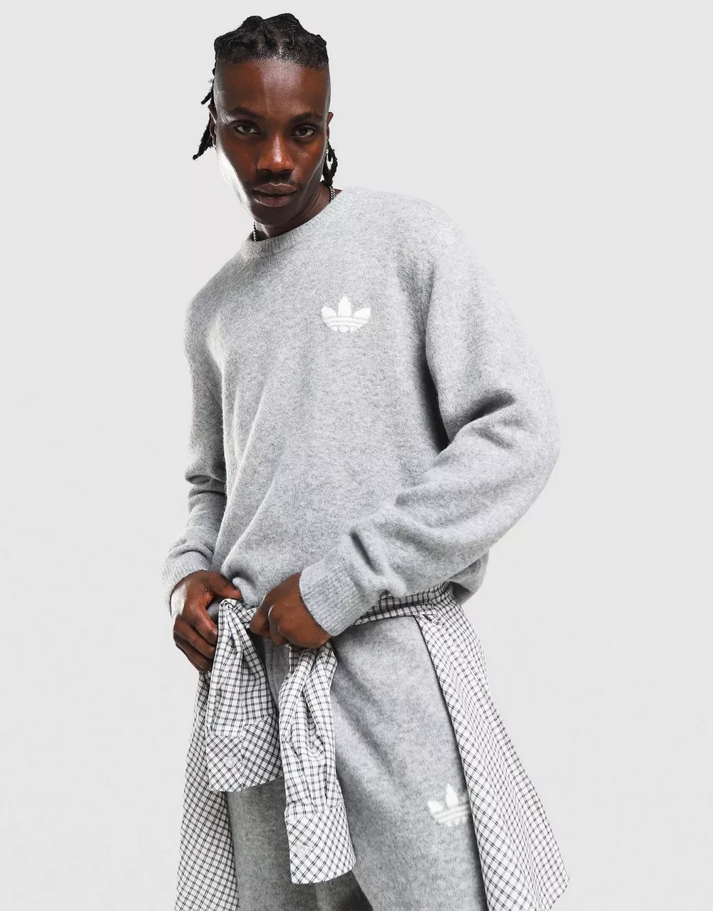 ADIDAS КОФТА KNITTED SWEATER, фото 1 з 5