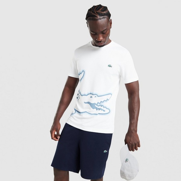 LACOSTE T-SHIRT LARGE CROC TEE