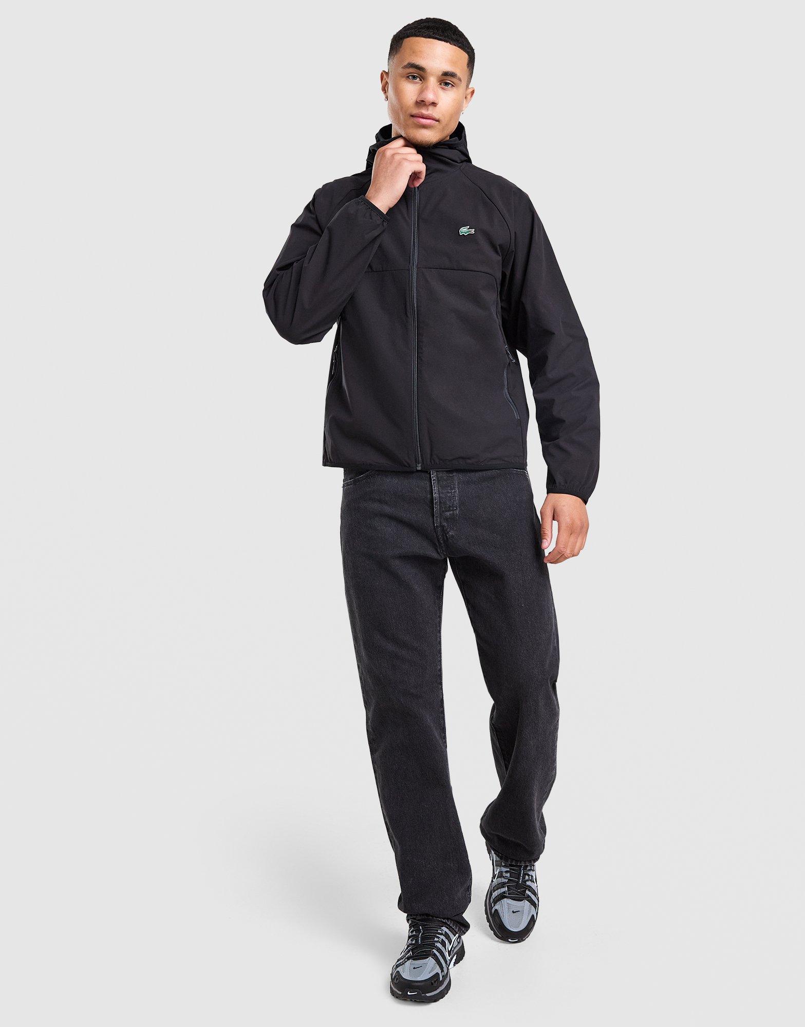 Lacoste Bluza Rozpinana Z Kapturem Woven
