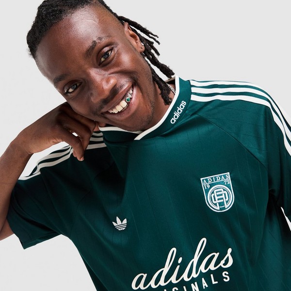 ADIDAS MARŠKINĖLIAI CLASSIC   JACQUARD JERSEY WITH BADGE