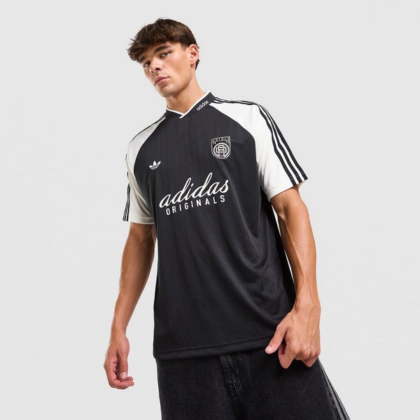 ADIDAS TRICOU CLASSIC JACQUARD JERSEY WITH BADGE