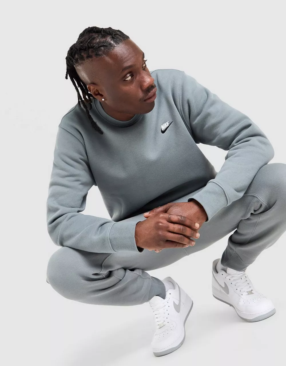 NIKE КОФТА M NK CLUB BB CREW, фото 1 з 5