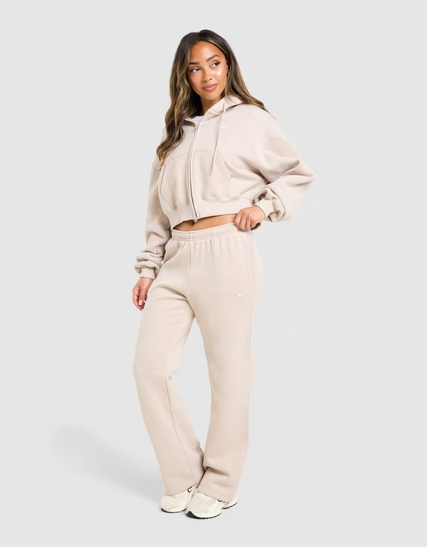 Nike Spodnie W Nk Studio Flc Mw Mr Std Oh - obrazek 2
