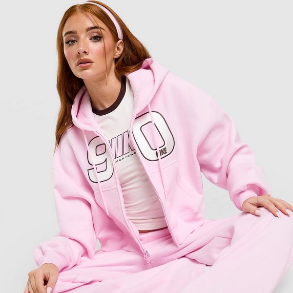 NIKE КОФТА НА БЛИСКАВЦІ З   КАПЮШОНОМ W STDO FLC OS CRP