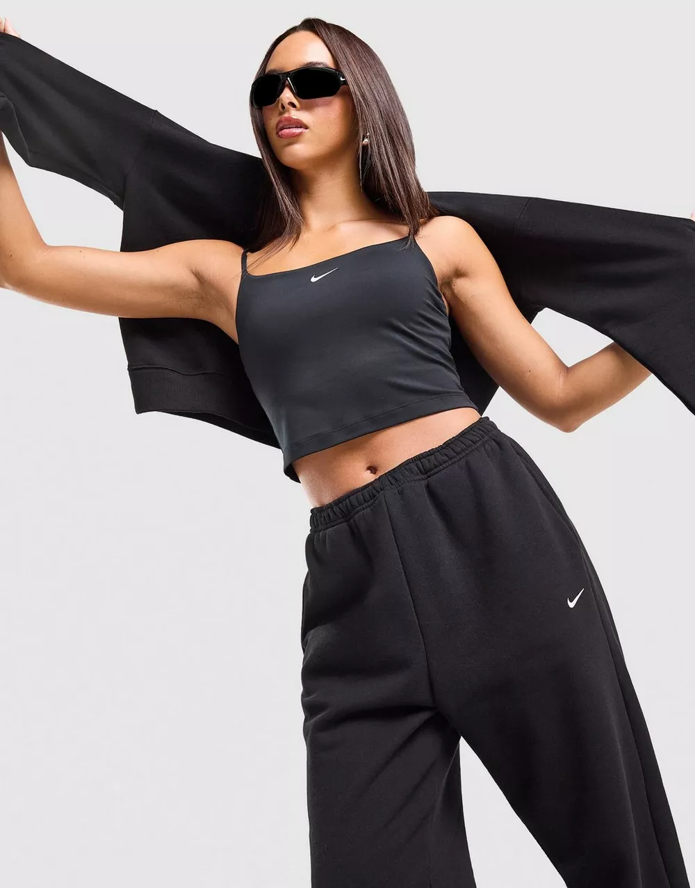 NIKE ШТАНИ W NK STDO FLC MW HR OS CFF PNT, фото 1 з 5
