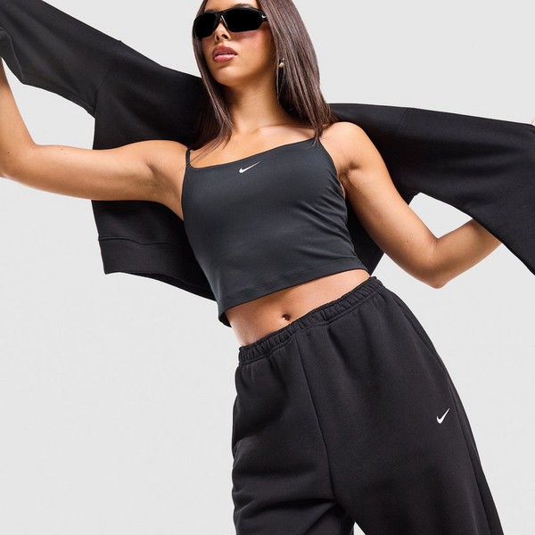 NIKE SPODNIE W NK STUDIO FLC MW HR OS