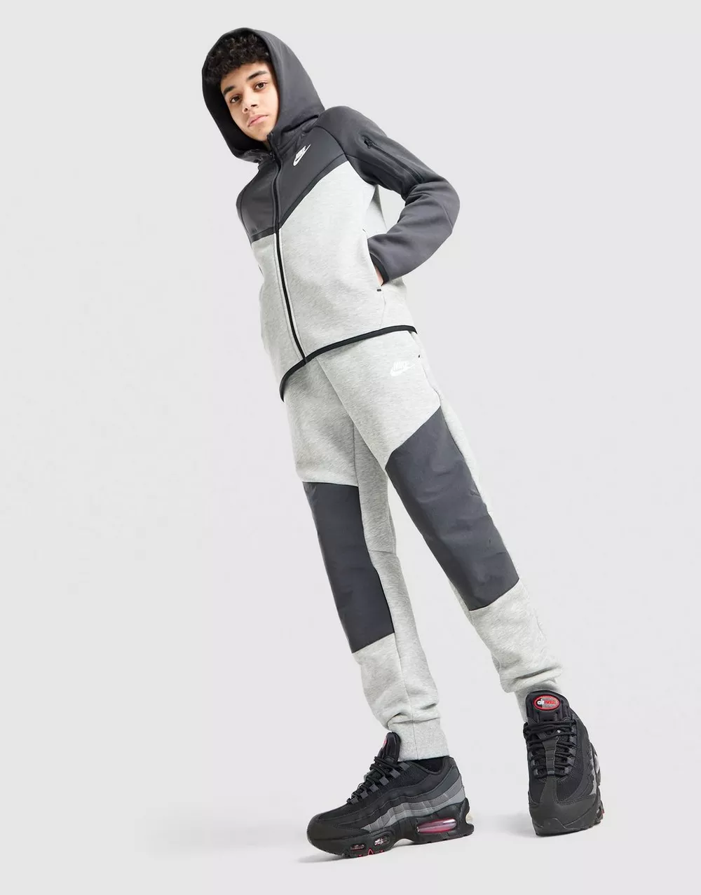 NIKE ШТАНИ B NSW TCH FLC MIX JGGR, фото 1 з 5