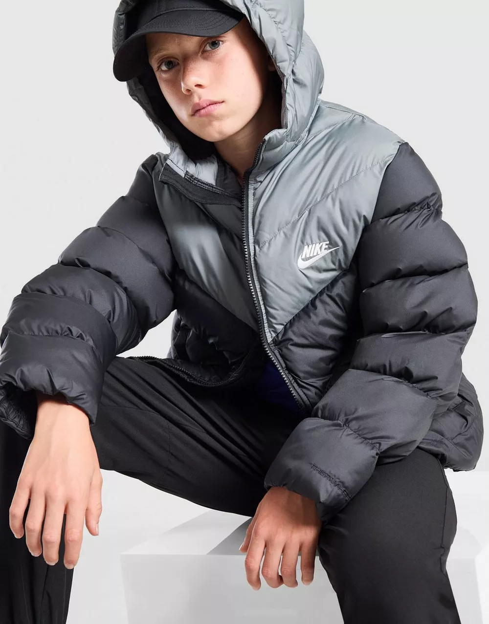 NIKE КУРТКА ПУХОВА K NSW TF ADP PUFFER COLORBLOCK, фото 1 з 5